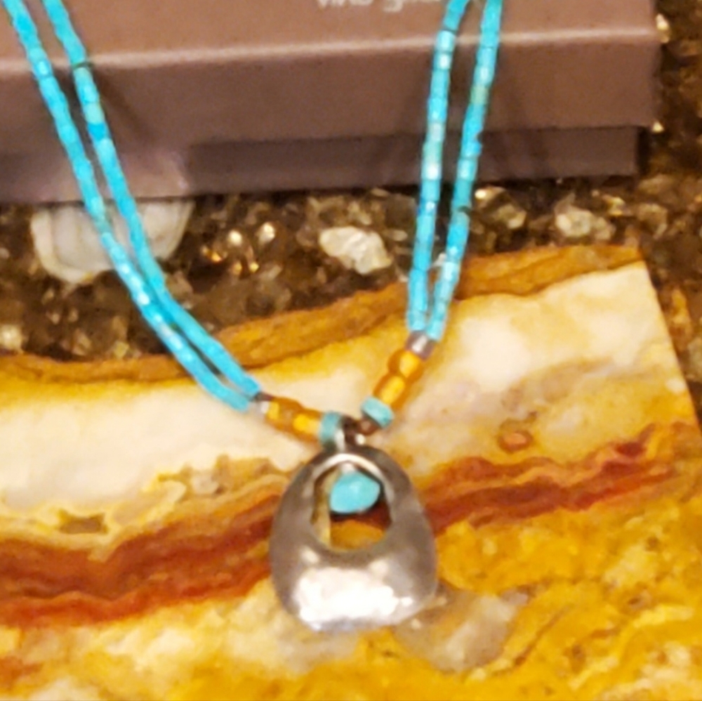 Silpada Sterling and Turquoise Necklace